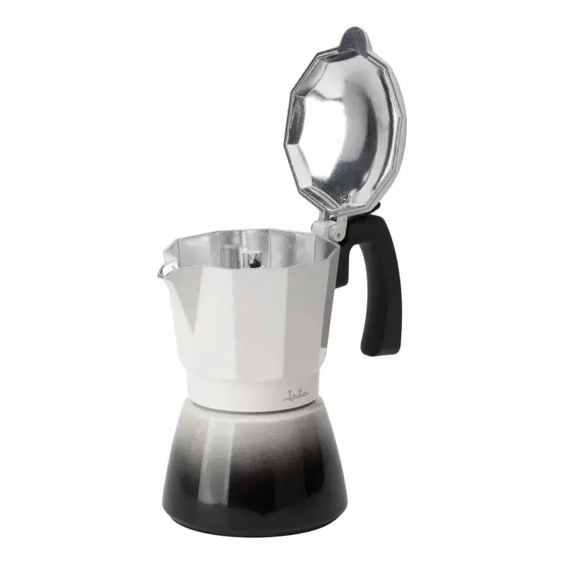 Moka katls Jata HCAF2412 0,7 L Melns Balts 108 mm platums 1 gab.
