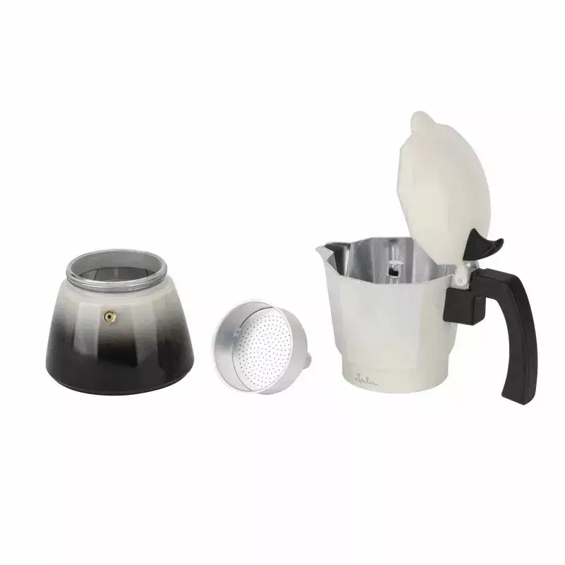 Moka katls Jata HCAF2412 0,7 L Melns Balts 108 mm platums 1 gab.