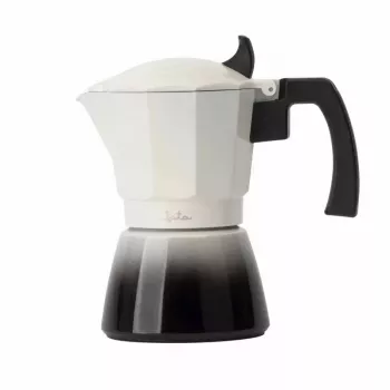 Jata HCAF2412 moka kafijas kanna, 12 tases (0,7 l), alumīnijs, piemērota indukcijas plītīm, 10,8 cm pamatne