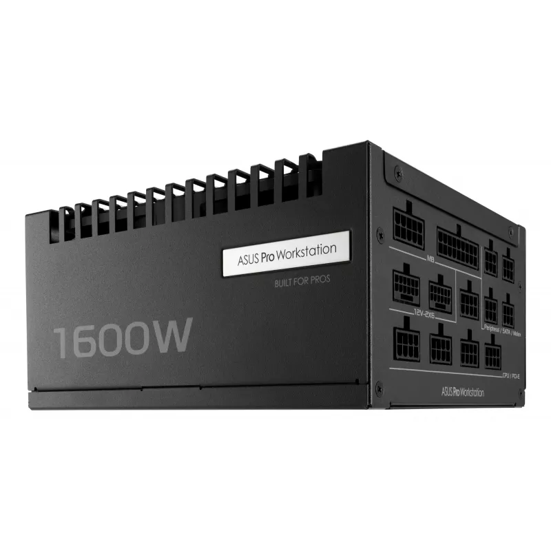 ASUS Pro WS 1600W Platinum barošanas bloks 20+4 kontaktu ATX ATX Melns