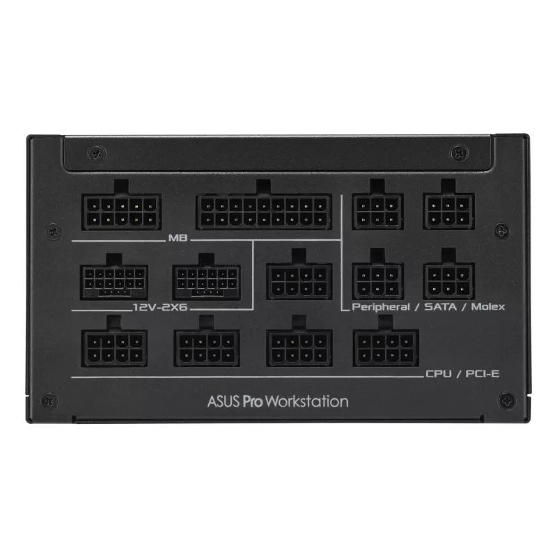 ASUS Pro WS 1600W Platinum barošanas bloks 20+4 kontaktu ATX ATX Melns