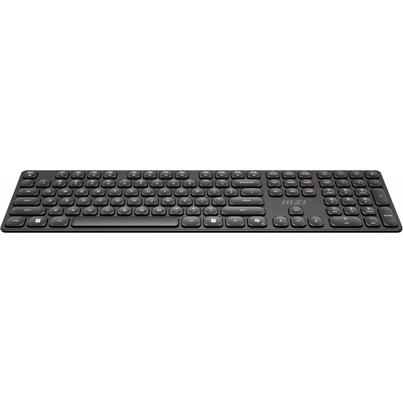 MSI FORGE K210 WIRELESS COMBO klaviatūra Peles komplektā Mājai/Birojam USB QWERTY US English Melna