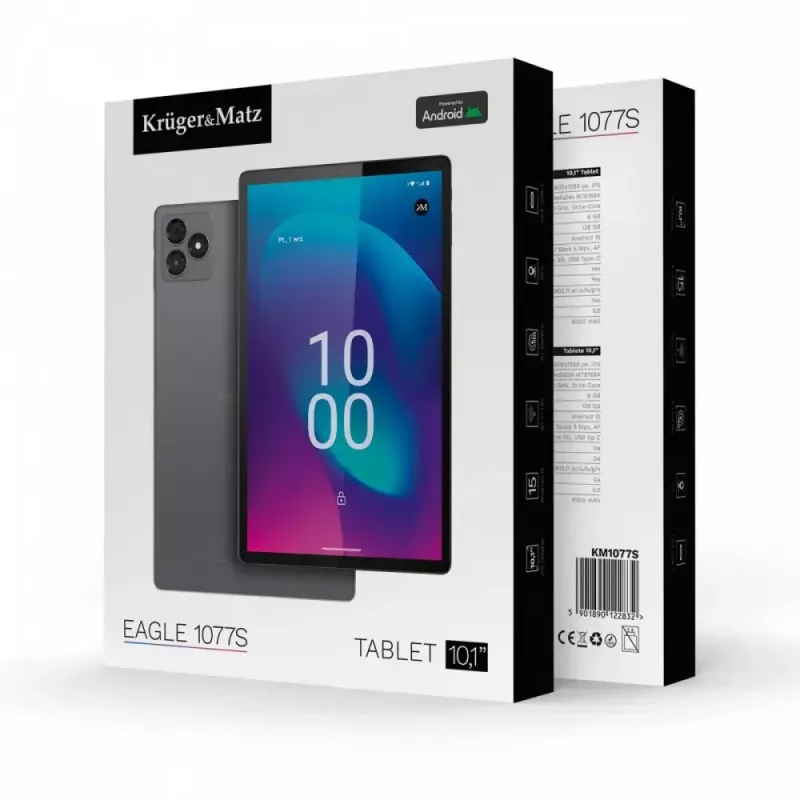 Planšetdators Kruger & Matz KM1077 10,1 collu Displejs Četrkodolu 4 GB RAM 64 GB atmiņa Android