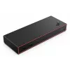 Dokstacija Lenovo ThinkPad USB4 Dock 5000 — vadu Thunderbolt 4, 65 W jaudas padeve, 3840×2160, HDMI, 4× USB-A, Gigabit Ethernet, melna