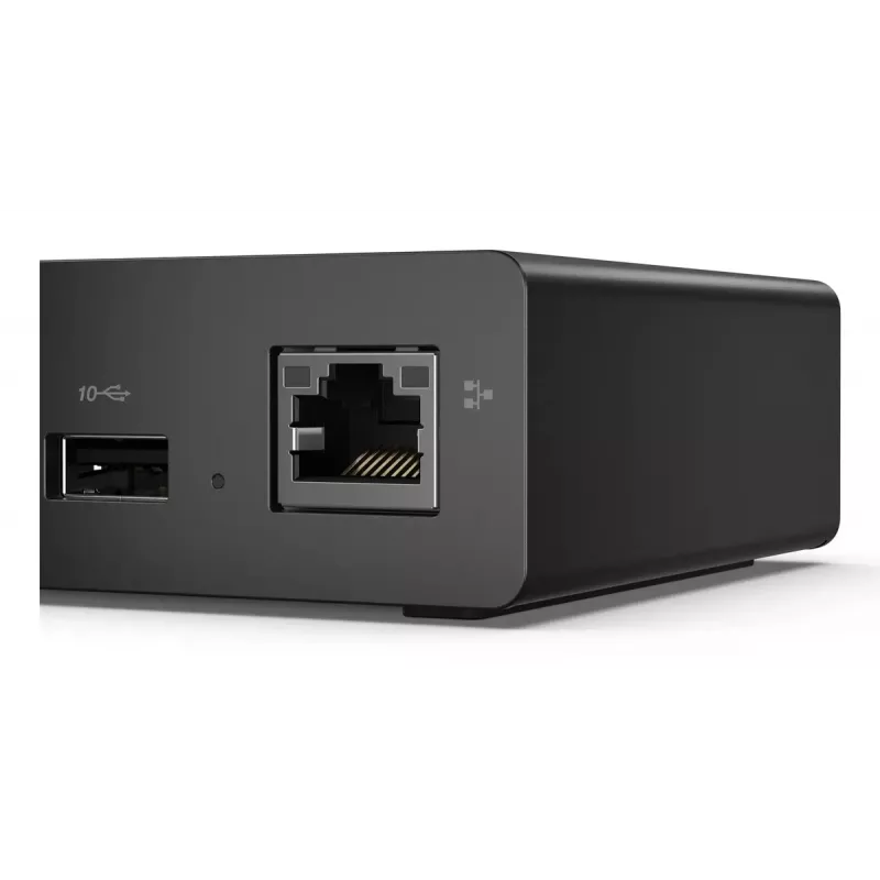 Dokstacija Lenovo ThinkPad USB4 Dock 5000 — vadu Thunderbolt 4, 65 W jaudas padeve, 3840×2160, HDMI, 4× USB-A, Gigabit Ethernet, melna