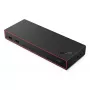 Dokstacija Lenovo ThinkPad USB4 Dock 5000 — vadu Thunderbolt 4, 65 W jaudas padeve, 3840×2160, HDMI, 4× USB-A, Gigabit Ethernet, melna