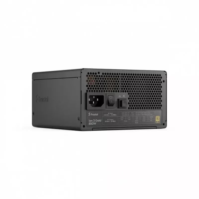 Barošanas bloks fractal design FDE Ion 3 GOLD 850W 80+ Gold, melns