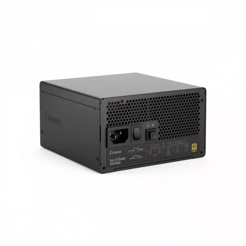 fractal design FDE Ion 3 GOLD 1000W 80+ GOLD melns barošanas bloks