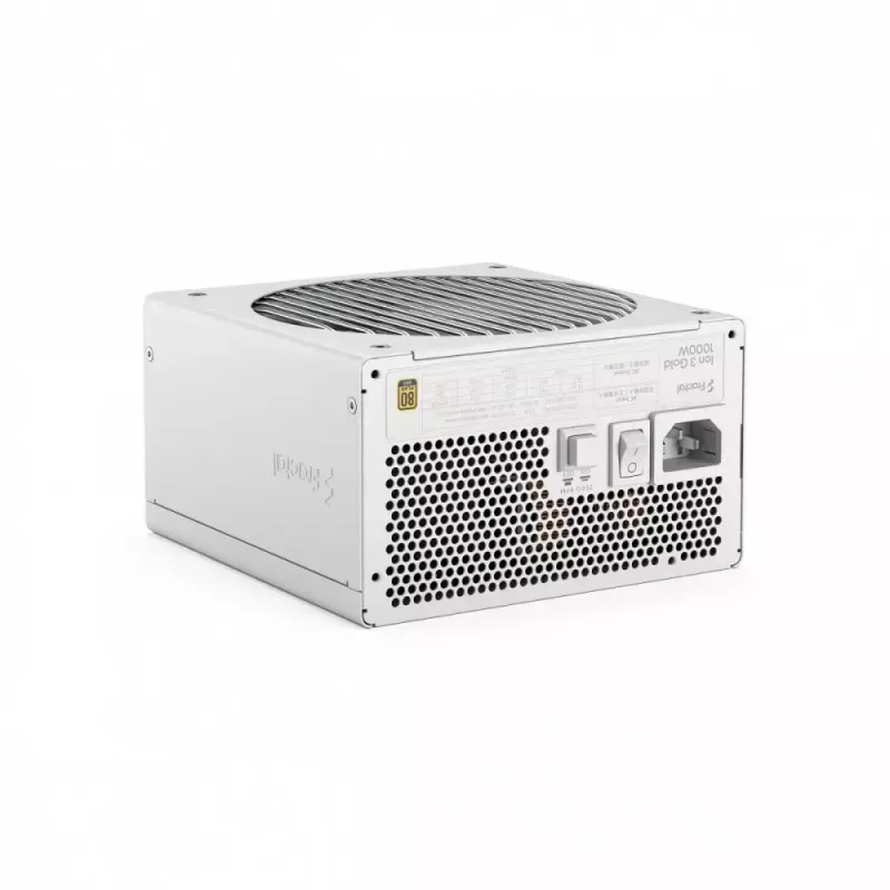 Barošanas avots fractal design FDE Ion 3 GOLD 1000W 80+ GOLD balta — 1000 W, 80+ Gold efektivitāte, ATX