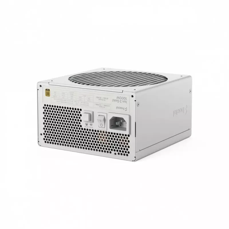 Barošanas avots fractal design FDE Ion 3 GOLD 1000W 80+ GOLD balta — 1000 W, 80+ Gold efektivitāte, ATX
