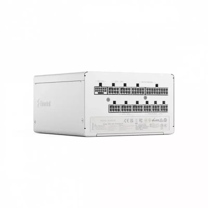 Barošanas avots fractal design FDE Ion 3 GOLD 1000W 80+ GOLD balta — 1000 W, 80+ Gold efektivitāte, ATX