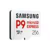 microSDXC atmiņas karte Samsung P9 Express 256 GB — UHS-I, lasīšanas ātrums 800 MB/s, V30, U1, izturīga