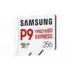 microSDXC atmiņas karte Samsung P9 Express 256 GB — UHS-I, lasīšanas ātrums 800 MB/s, V30, U1, izturīga
