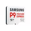 microSDXC atmiņas karte Samsung P9 Express 512 GB, UHS-I, lasīšana 800 MB/s, V30, U1, balta