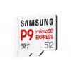 microSDXC atmiņas karte Samsung P9 Express 512 GB, UHS-I, lasīšana 800 MB/s, V30, U1, balta