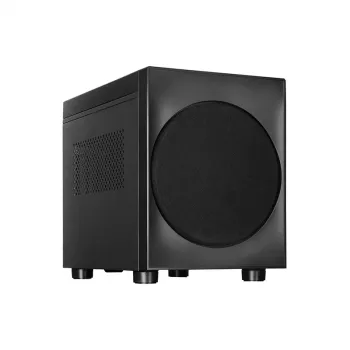Datora korpuss CHIEFTEC CI-03B-OP Cube melns — Cube formas faktors, atbalsta Micro ATX/Mini-ITX, 2x3,5 collu + 2x2,5 collu nodalījumi, 1x200 mm priekšējais ventilators