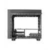 Datora korpuss CHIEFTEC CI-03B-OP Cube melns — Cube formas faktors, atbalsta Micro ATX/Mini-ITX, 2x3,5 collu + 2x2,5 collu nodalījumi, 1x200 mm priekšējais ventilators