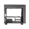 Datora korpuss CHIEFTEC CI-03B-OP Cube melns — Cube formas faktors, atbalsta Micro ATX/Mini-ITX, 2x3,5 collu + 2x2,5 collu nodalījumi, 1x200 mm priekšējais ventilators