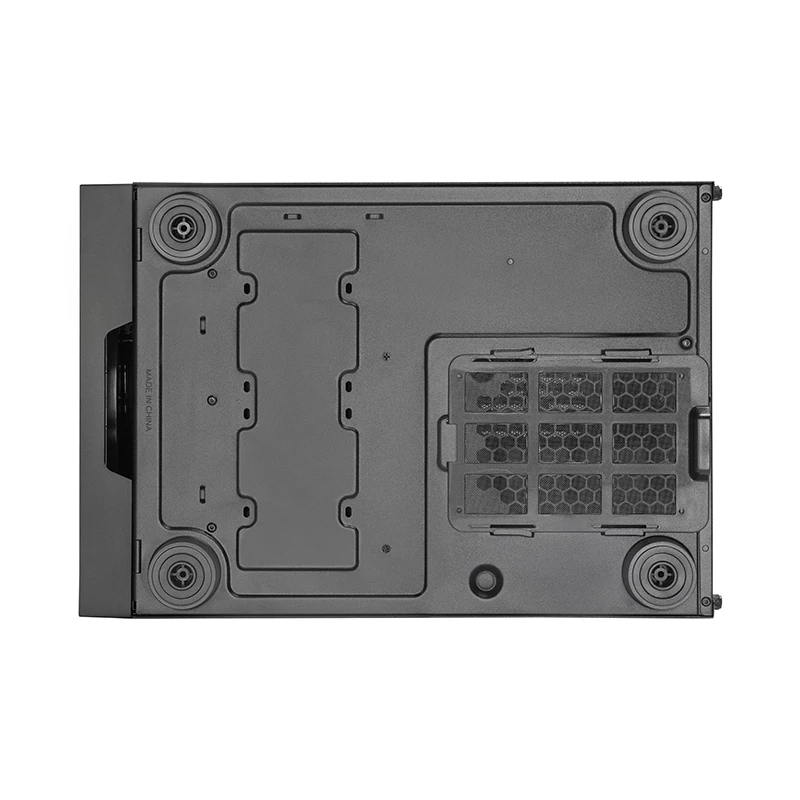 Datora korpuss CHIEFTEC CI-03B-OP Cube melns — Cube formas faktors, atbalsta Micro ATX/Mini-ITX, 2x3,5 collu + 2x2,5 collu nodalījumi, 1x200 mm priekšējais ventilators
