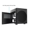 Datora korpuss CHIEFTEC CI-03B-OP Cube melns — Cube formas faktors, atbalsta Micro ATX/Mini-ITX, 2x3,5 collu + 2x2,5 collu nodalījumi, 1x200 mm priekšējais ventilators