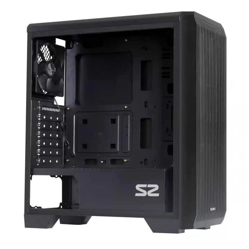 Zalman S2 Midi Tower Case - Melns Window