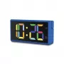 Digitālais modinātājs Hama Ibiza Blue LCD Baterija USB 150x34x73mm