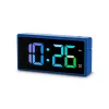 Digitālais modinātājs Hama Ibiza Blue LCD Baterija USB 150x34x73mm