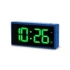 Digitālais modinātājs Hama Ibiza Blue LCD Baterija USB 150x34x73mm