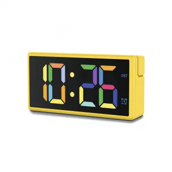 Digitālais modinātājpulkstenis Hama Ibiza Dzeltens LCD Baterija USB