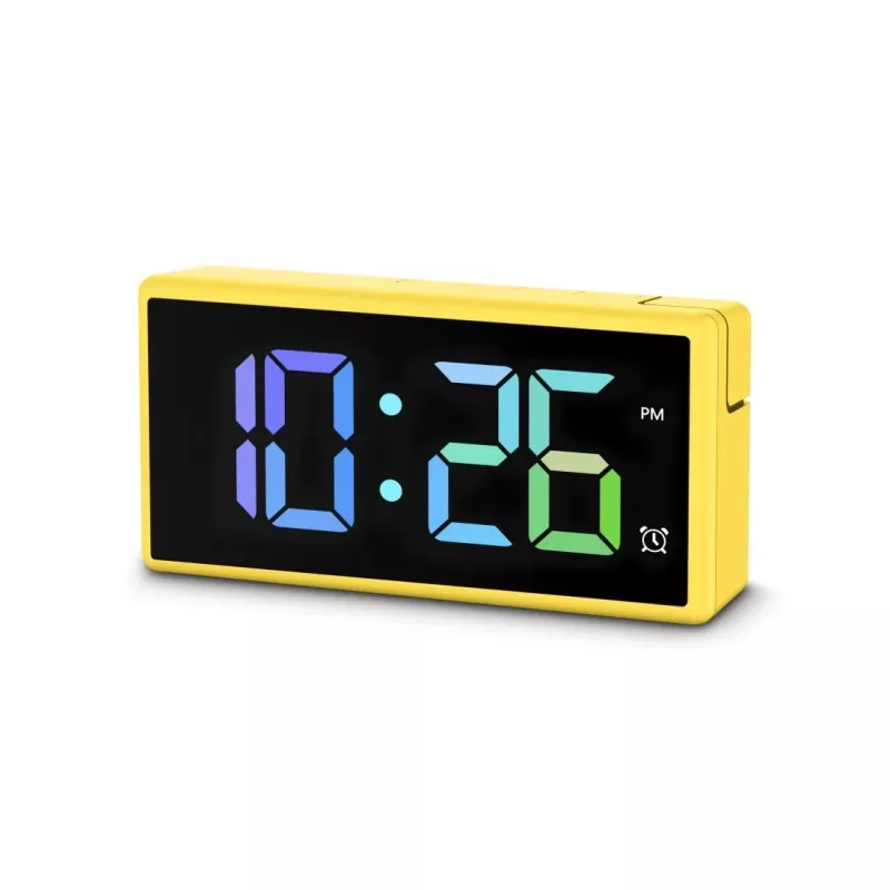 Digitālais modinātājpulkstenis Hama Ibiza Dzeltens LCD Baterija USB