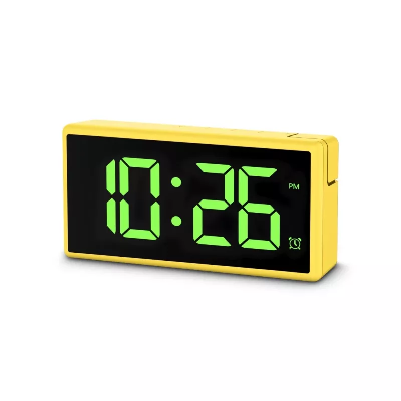 Digitālais modinātājpulkstenis Hama Ibiza Dzeltens LCD Baterija USB