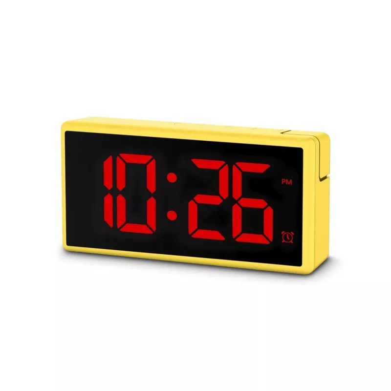 Digitālais modinātājpulkstenis Hama Ibiza Dzeltens LCD Baterija USB