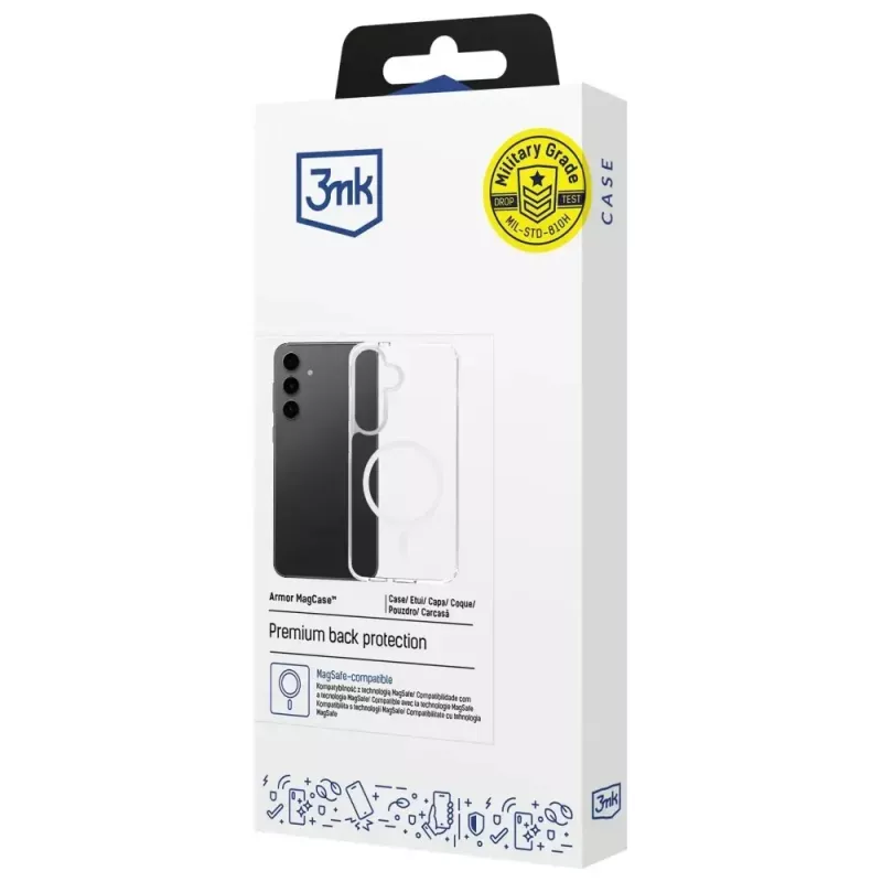 Aizsargājošs tālruņa maciņš 3MK Armor MagCase Samsung Galaxy S24 FE — izturīgs, plāns dizains