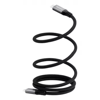 USB-C uz USB-C datu kabelis ADATA CACCU3-100W-100AN-BK — USB 3.2 Gen 2 (10 Gbit/s), 1 m, melns