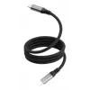 USB-C uz USB-C datu kabelis ADATA CACCU3-100W-100AN-BK — USB 3.2 Gen 2 (10 Gbit/s), 1 m, melns