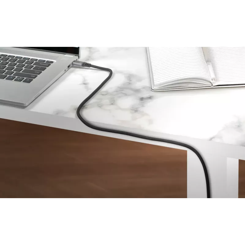 USB-C uz USB-C datu kabelis ADATA CACCU3-100W-100AN-BK — USB 3.2 Gen 2 (10 Gbit/s), 1 m, melns