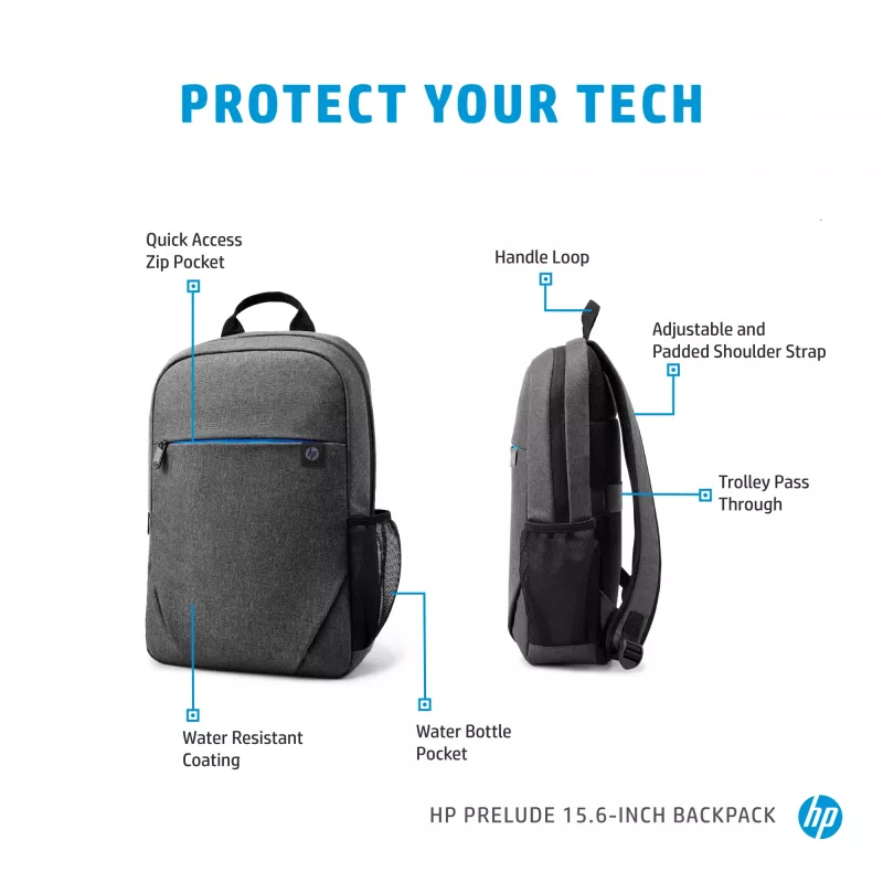 HP Prelude 15.6 collu mugursoma