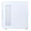 PC Case ZALMAN i3 NEO ARGB V2 balta Midi Tower, Tempered Glass, 3x120 mm Front Fans, Supports ATX/Mini-ITX