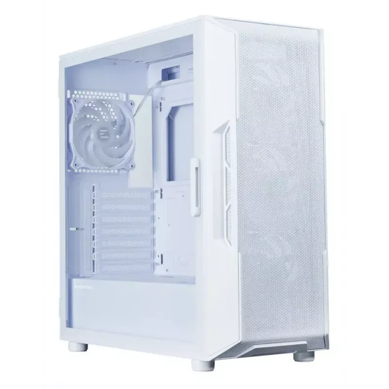 PC Case ZALMAN i3 NEO ARGB V2 balta Midi Tower, Tempered Glass, 3x120 mm Front Fans, Supports ATX/Mini-ITX