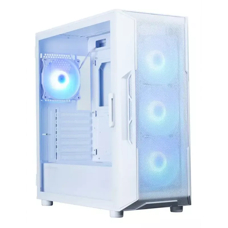 PC Case ZALMAN i3 NEO ARGB V2 balta Midi Tower, Tempered Glass, 3x120 mm Front Fans, Supports ATX/Mini-ITX