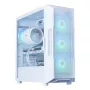 PC Case ZALMAN i3 NEO ARGB V2 balta Midi Tower, Tempered Glass, 3x120 mm Front Fans, Supports ATX/Mini-ITX