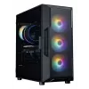 ZALMAN Mid Tower PC Case I3 NEO V2, melns, 4x RGB ventiļi, ATX/microATX atbalsts