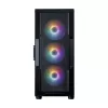 ZALMAN Mid Tower PC Case I3 NEO V2, melns, 4x RGB ventiļi, ATX/microATX atbalsts