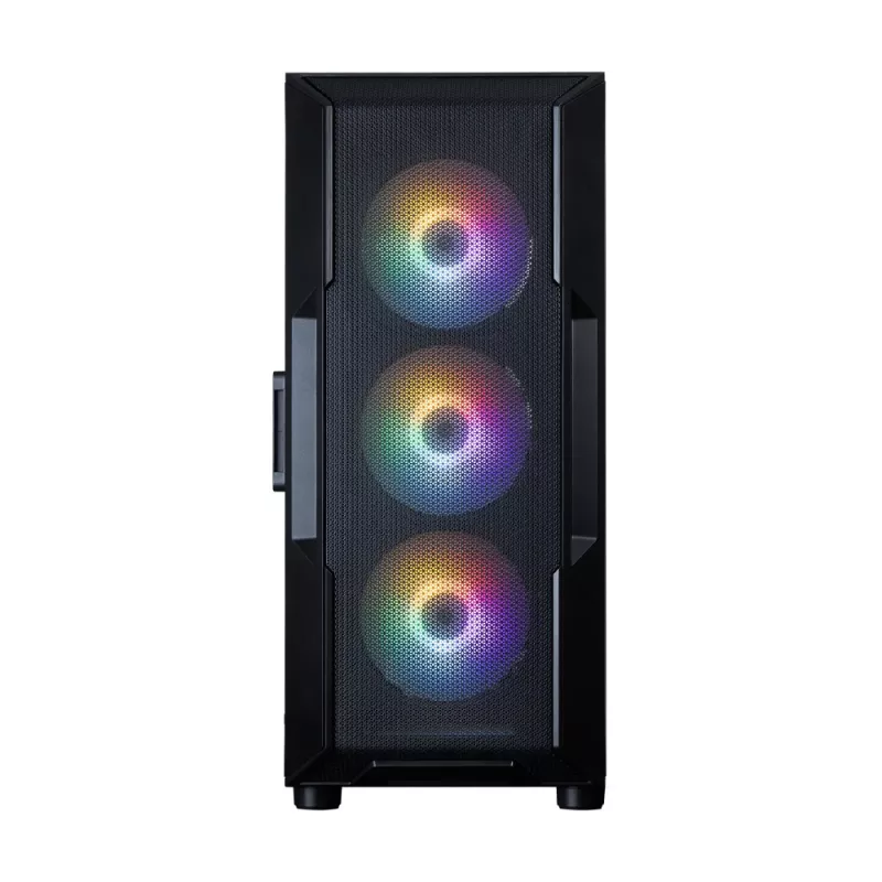 ZALMAN Mid Tower PC Case I3 NEO V2, melns, 4x RGB ventiļi, ATX/microATX atbalsts