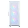 Datora korpuss Zalman I3 NEO V2 balta Midi Tower, ATX/Mini-ITX, rūdīts stikls, 3x120mm priekšējie ventilatori, USB 3.2 Gen1
