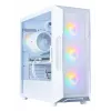 Datora korpuss Zalman I3 NEO V2 balta Midi Tower, ATX/Mini-ITX, rūdīts stikls, 3x120mm priekšējie ventilatori, USB 3.2 Gen1