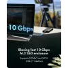 Piederums: icybox IB-1827MCP-C31 M.2 NVMe un SATA divu ligzdu adapteris