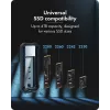 Piederums: icybox IB-1827MCP-C31 M.2 NVMe un SATA divu ligzdu adapteris