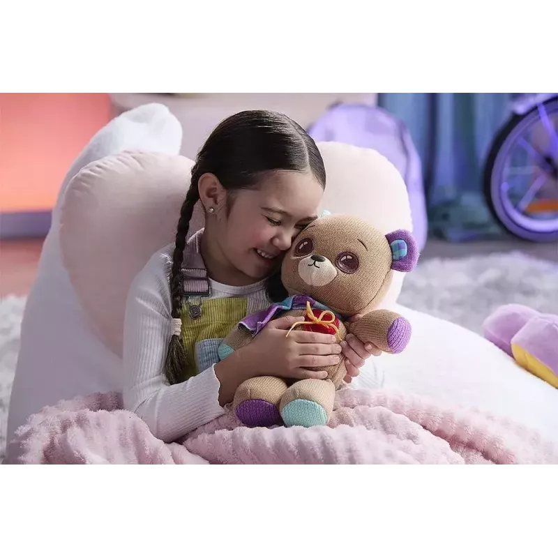 Plīša interaktīvā maskota Cobi Thready Bear — ar kustību aktivizējama rotaļlieta ar skaņu un sensoriem