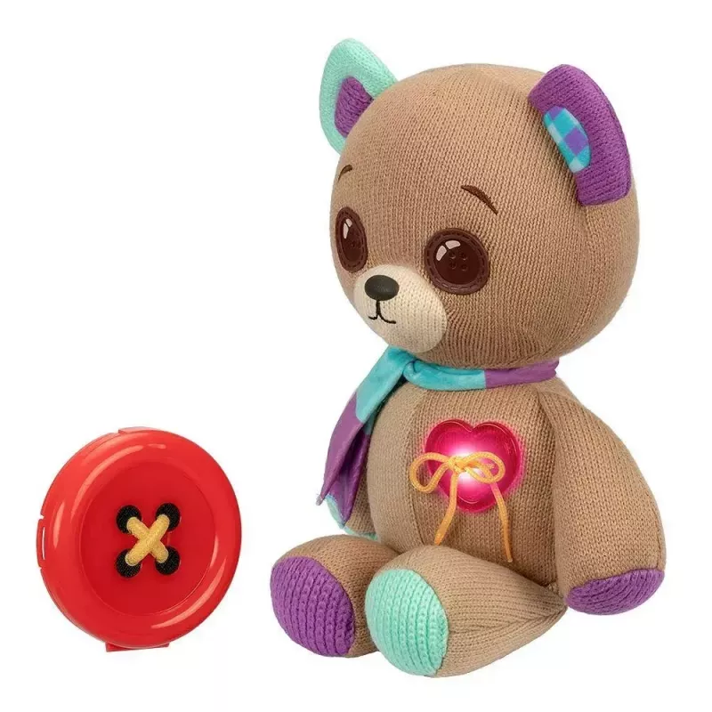 Plīša interaktīvā maskota Cobi Thready Bear — ar kustību aktivizējama rotaļlieta ar skaņu un sensoriem